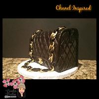 Chanel Inspired Purse Cake