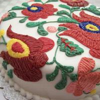 Hungarian Needlepoint Cake