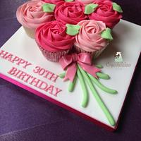 Cupcake bouquet board