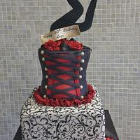 Burlesque Birthday Cake