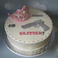 Gender Reveal cake.