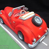 V8 Morgan Car Cake