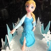 Frozen Theme Birthday Cake