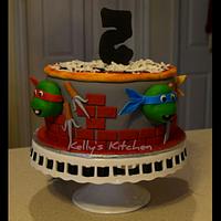TMNT birthday cake