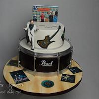 Music rock cake