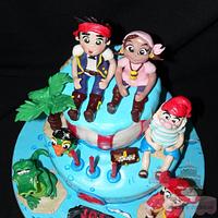 jake and the neverland pirates cake