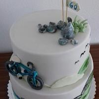 Bicycle cake 