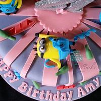 21st Minion Party Cake 