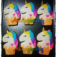 Unicorn cookies Galletas de unicornio  