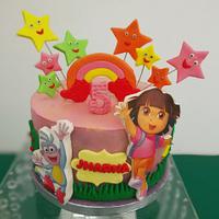 Dora Bujji cake 