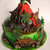 2D Dino Cake 