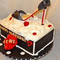 Christian Louboutin Birthday cake 