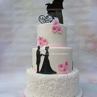 Silhouette cake Silhouette cake