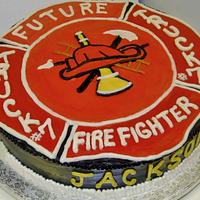 Firemans buttercream cake