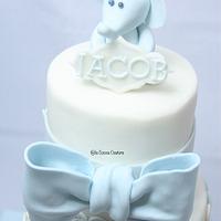 Christening cake for baby Jacob 