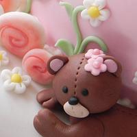 cake baby shower bear 