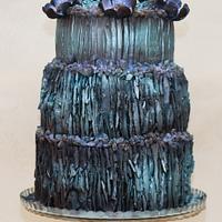 Turquoise island cake
