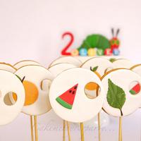 The Very Hungry Caterpillar cake and cookies!