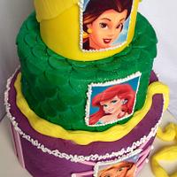 Disney princess cake!
