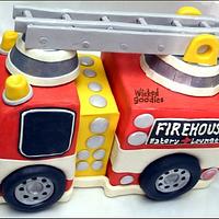 Firetruck Cake by Wicked Goodies