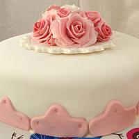roses cake - final result