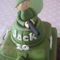Army Tank Cake