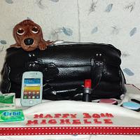 Dog and handbag cake :)