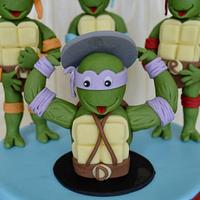 Cake turtle ninja