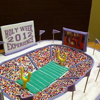 Holy Week Stadium Cake