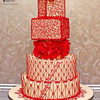 Valentino inspired Cake 