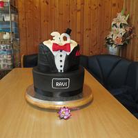 30th Birthday Suit Cake