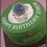 "Rolex" Birthday Cake