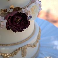 Baroque Love Wedding cake - Mericakes Cake Designer