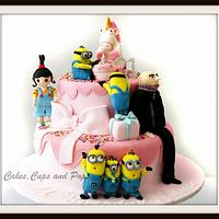 Dispicable Me Cake 