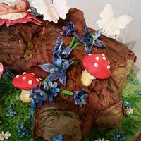 flower fairy cake