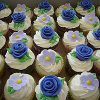 Lavendar & Purple Cupcakes