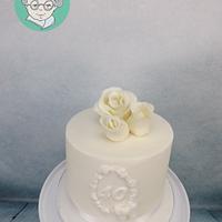 40 year celebration wedding cake