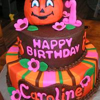 Pumpkin for Caroline's 1st