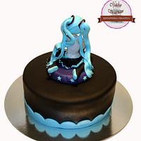 Hatsune Miku fondant cake 