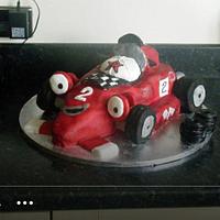 Roary the Racing Car Birthday Cake