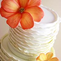 Cosmos Flower Cake