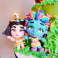 SUPER MONSTERS CAKE