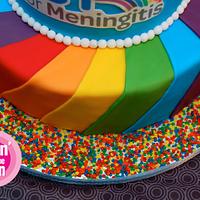 Rainbow Charity Cake