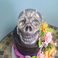 Day of the Dead Birthday Cake