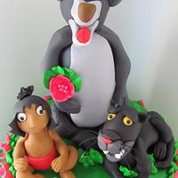 Jungle Book 3rd Birthday Cake