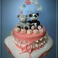 Cake with the Bear and Panda