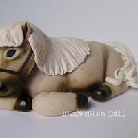 Sateen - Pony cake topper