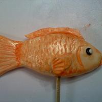 Gumpaste gold fish