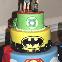 Super Hero Wedding Cake!