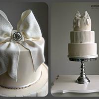 Sugar Bow Wedding Cake